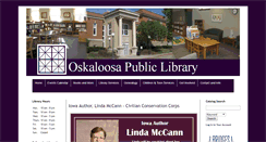 Desktop Screenshot of oskaloosalibrary.org